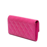 CC Quilted Caviar Long Wallet